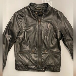 Dolce&Gabbana leather biker jacket